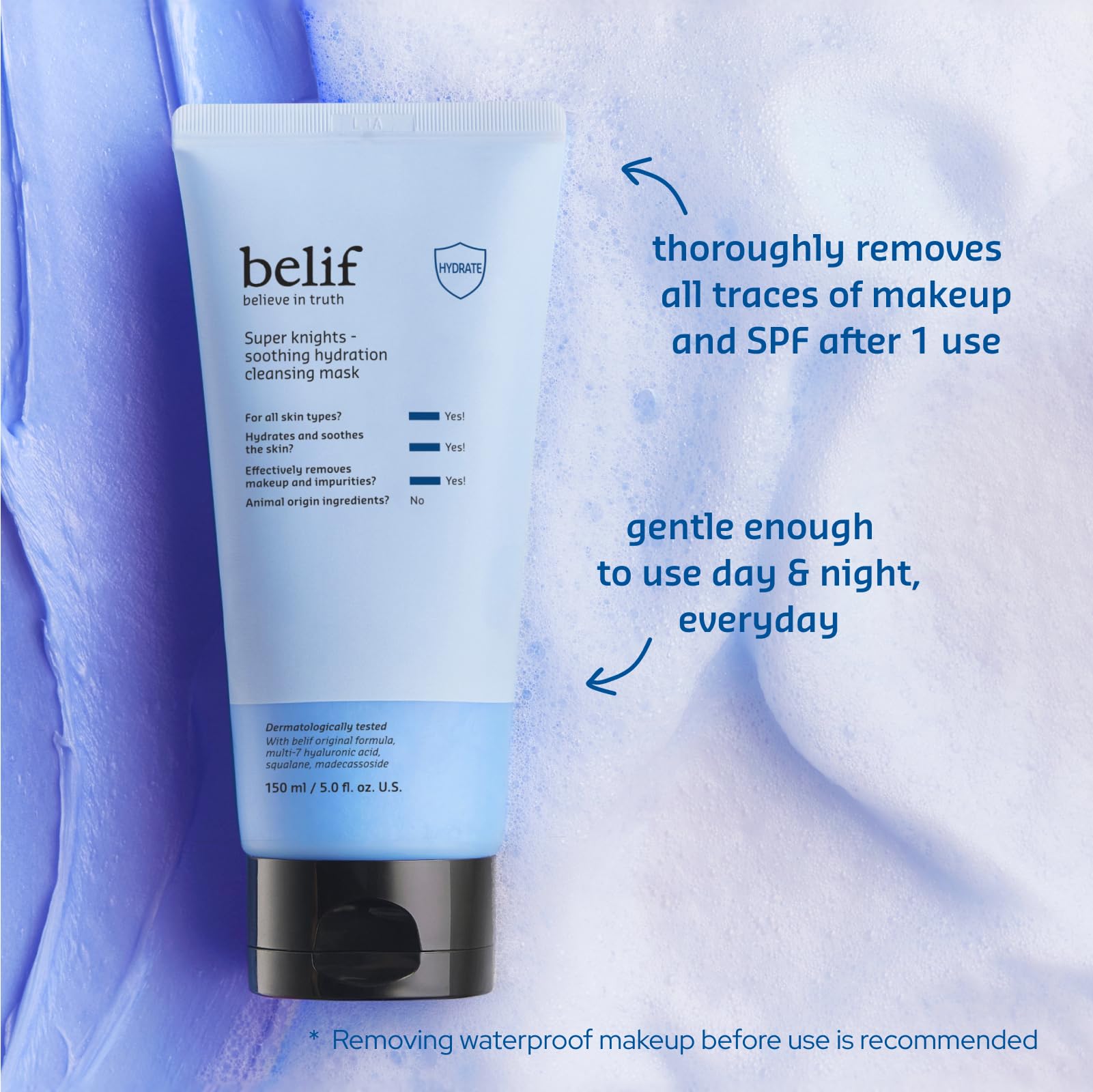belif Super Knights squalane helps soften and smooth the skin.