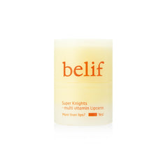 belif Super Knights Lipcerin tube application shows smooth glide for daily lip care and hydration