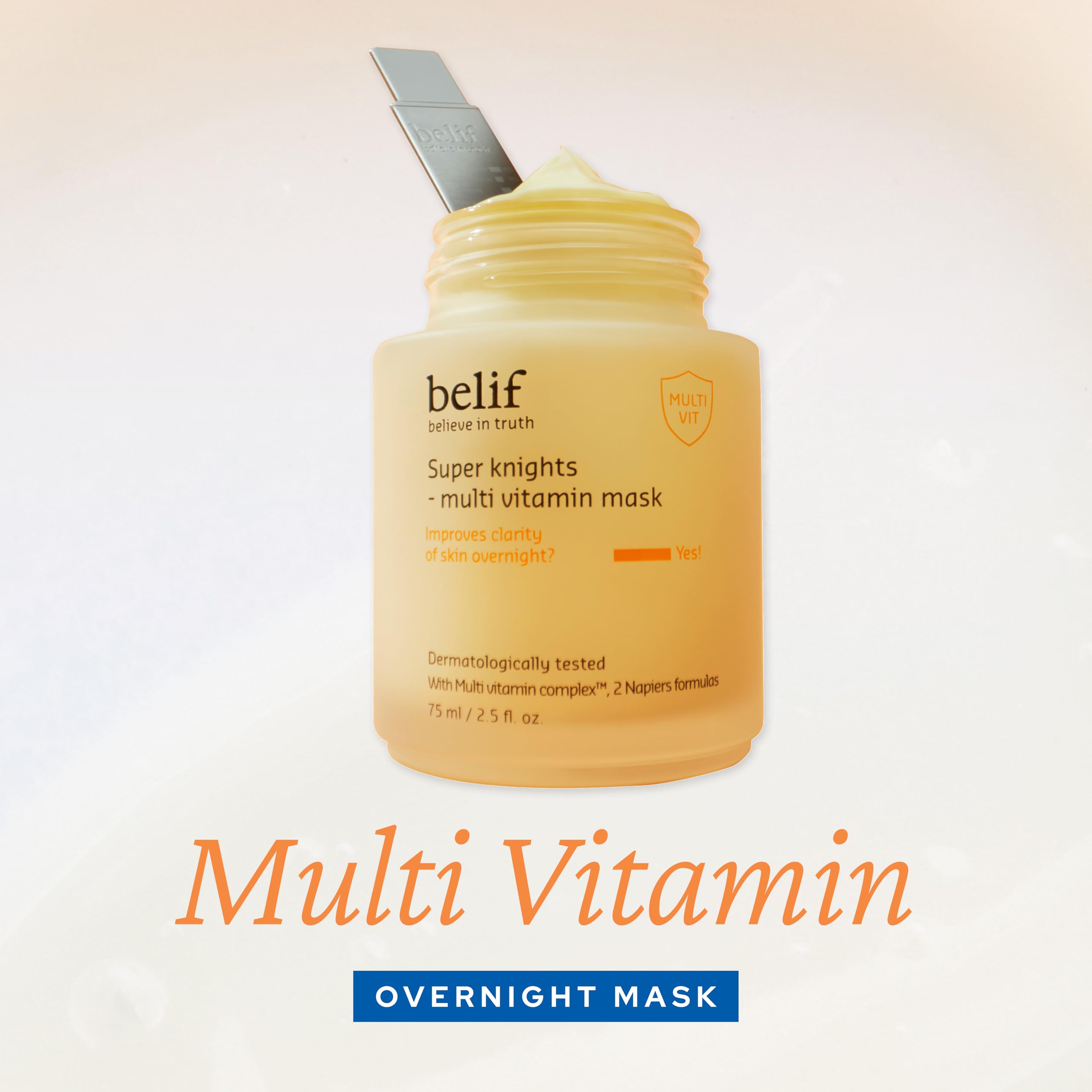 Belif Vitamin C Overnight Butter Mask night-application ready for bedtime glow.