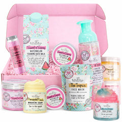Bella & Bear Mystery Box exterior pink packaging, gift-ready for self-care.