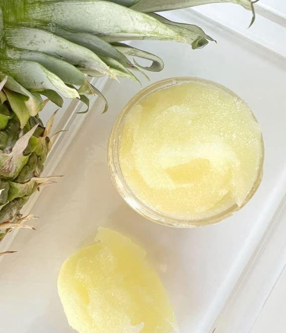 Bella & Bear Pineapple Scrub travel size jar ideal for gym bags
