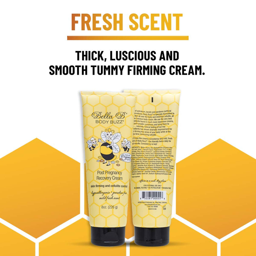 Bella B Tummy To Toes Leg Foot Cream jar with inviting texture.