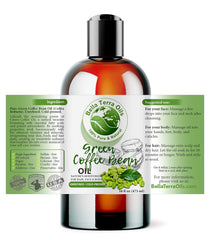 Amber Bella Terra Oils bottle close-up highlighting natural hydration for skin