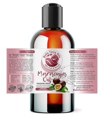 Bella Terra Oils Maracuja oil pours smoothly for quick skin hydration.