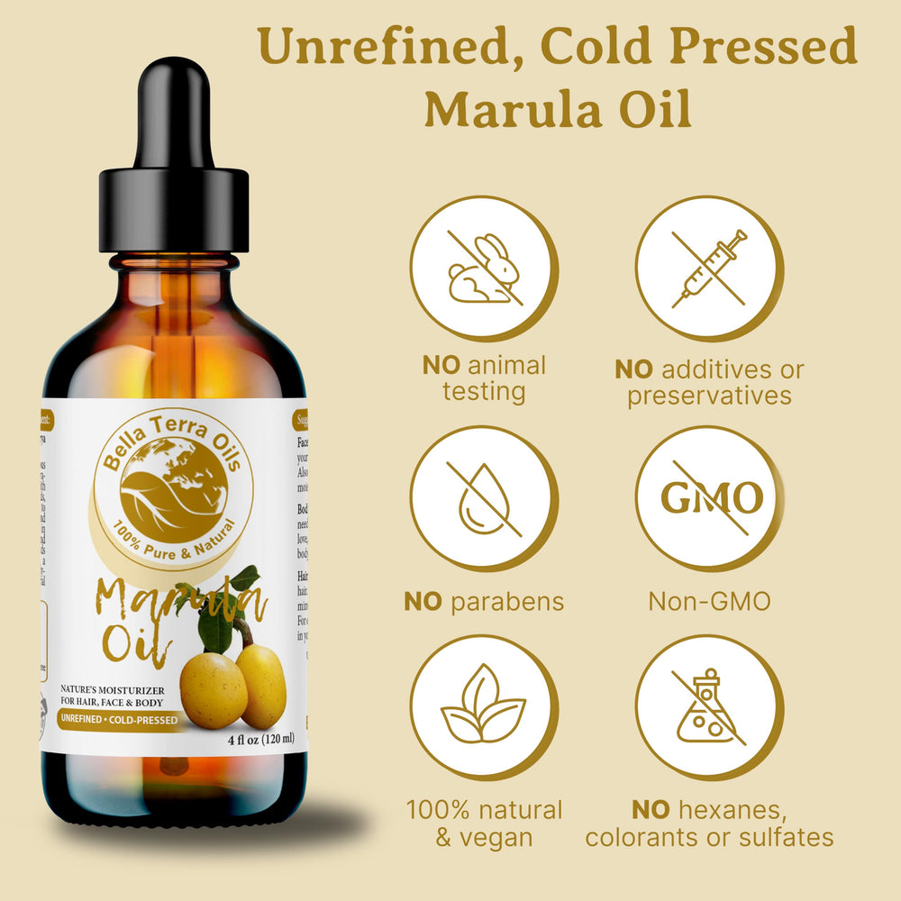 Close-up of marula oil glow on skin