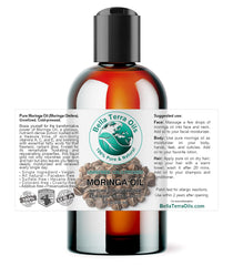 Bella Terra Oils Moringa Seed Oil pour demonstrates smooth, easy application.