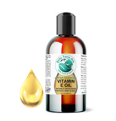 Bella Terra Oils Organic Vitamin E Oil 8 oz bottle for daily skin care.