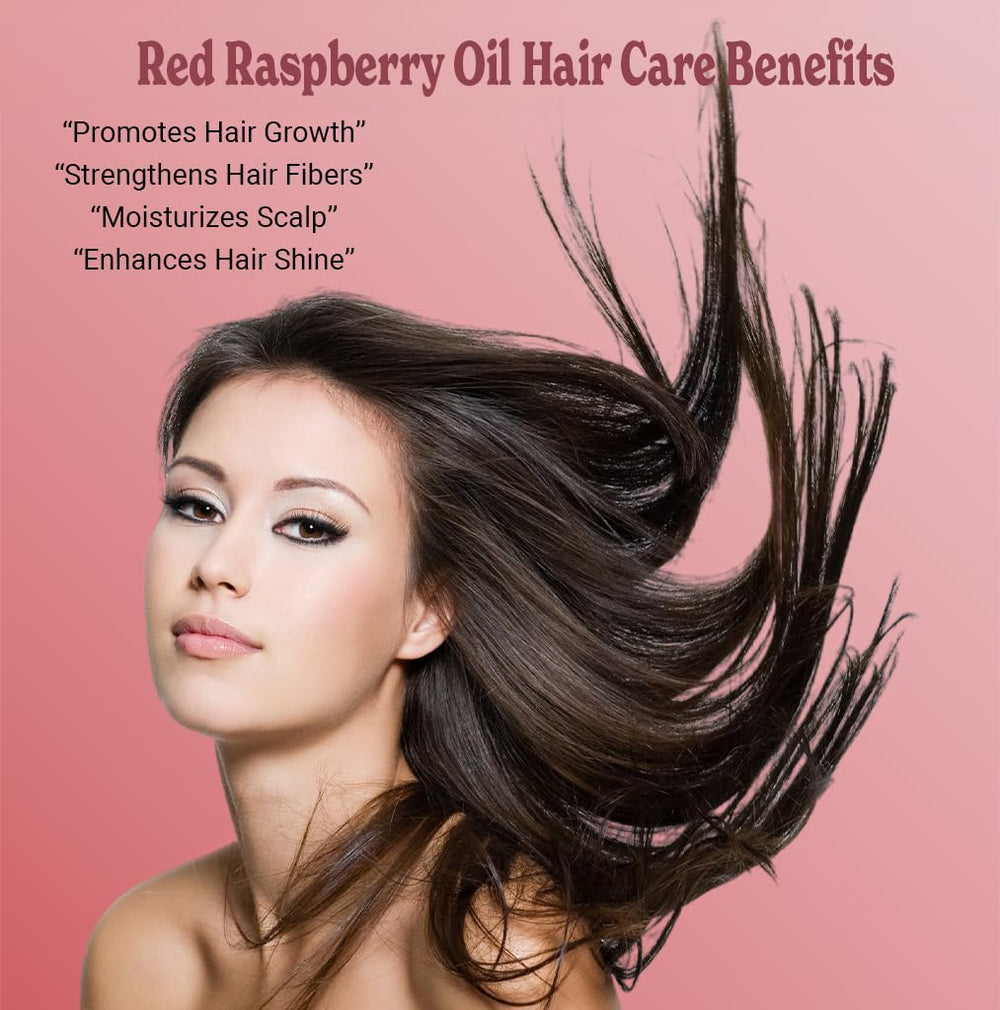 Bella Terra Oils red raspberry seed oil on skin, lightweight hydration.