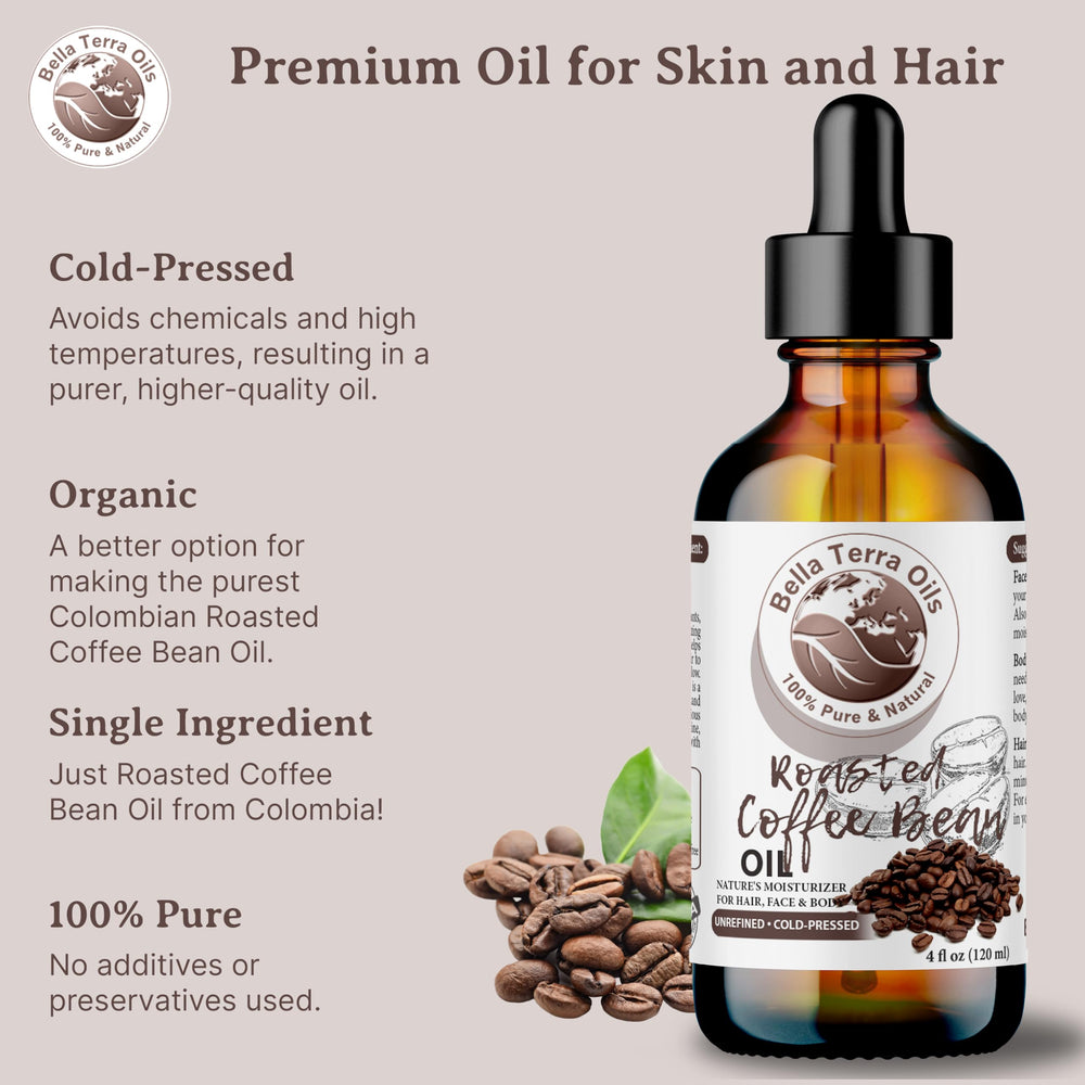Bella Terra Oils product on mirror emphasizes premium packaging and appeal.