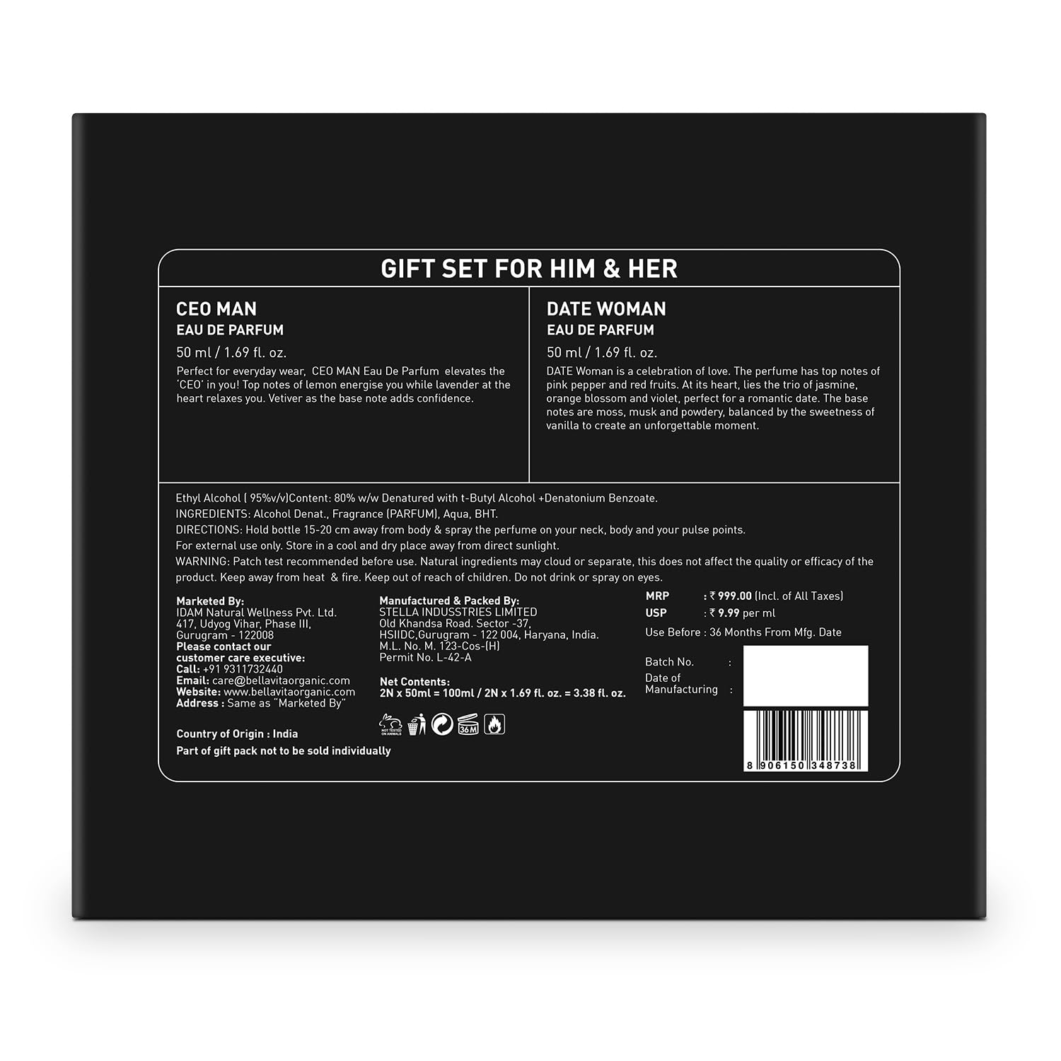 Bella Vita Luxury elegant gift wrap with ribbon – ready-to-give