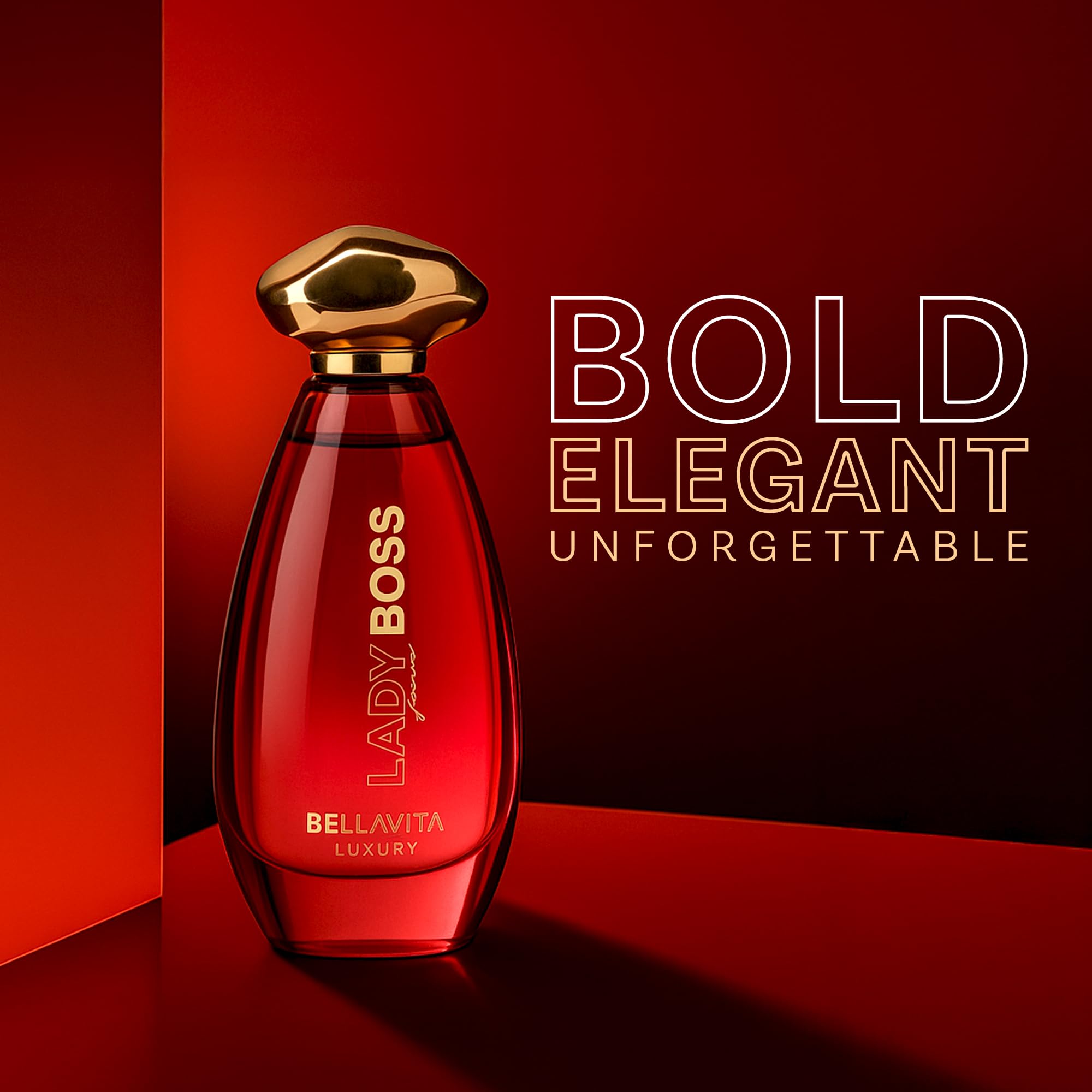 Bella Vita Luxury Lady Boss Femme bottle displays amber and floral notes