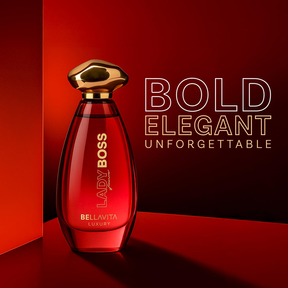 Bella Vita Luxury Lady Boss Femme bottle displays amber and floral notes