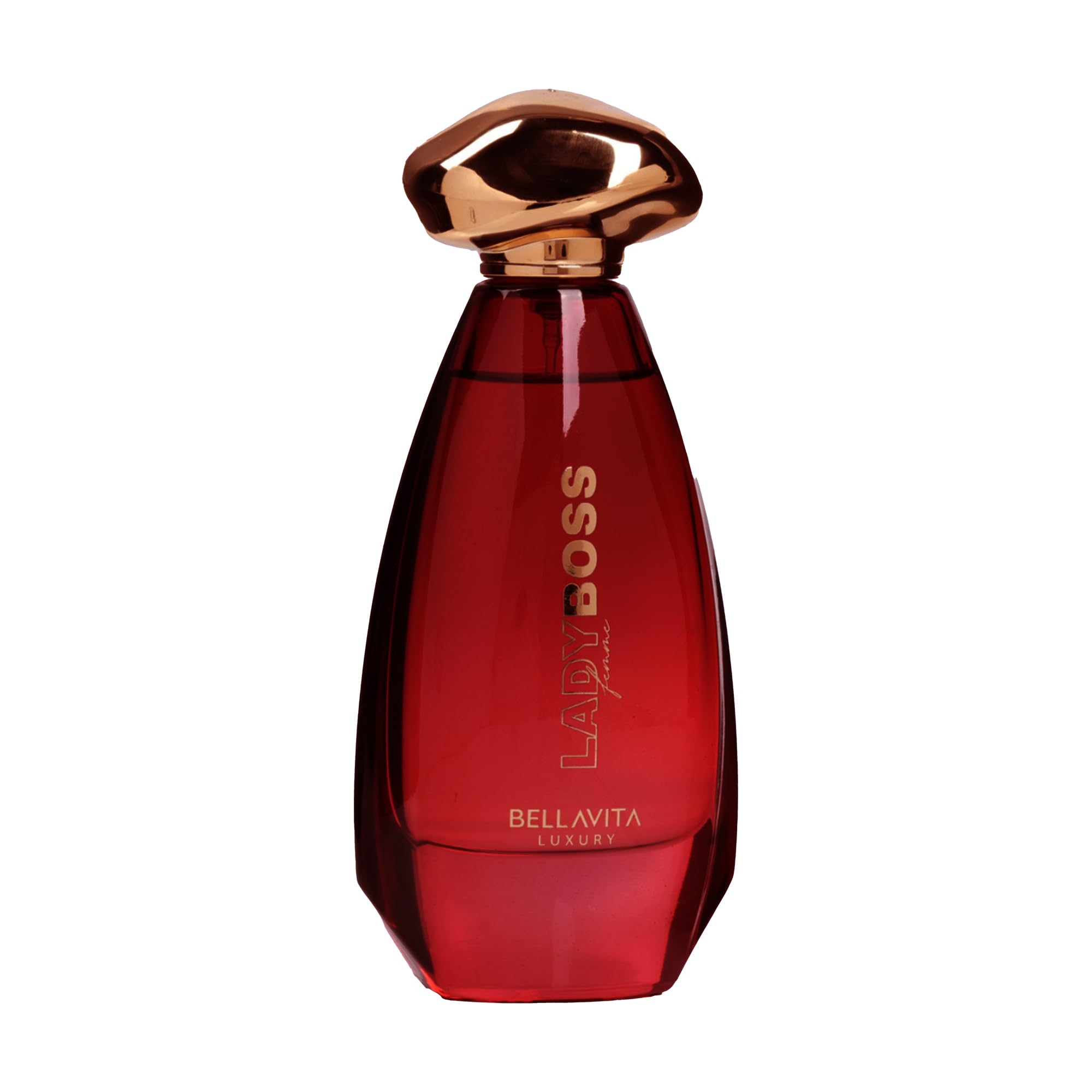 Bella Vita Luxury Lady Boss Femme edp bottle front showing fresh amber-floral notes