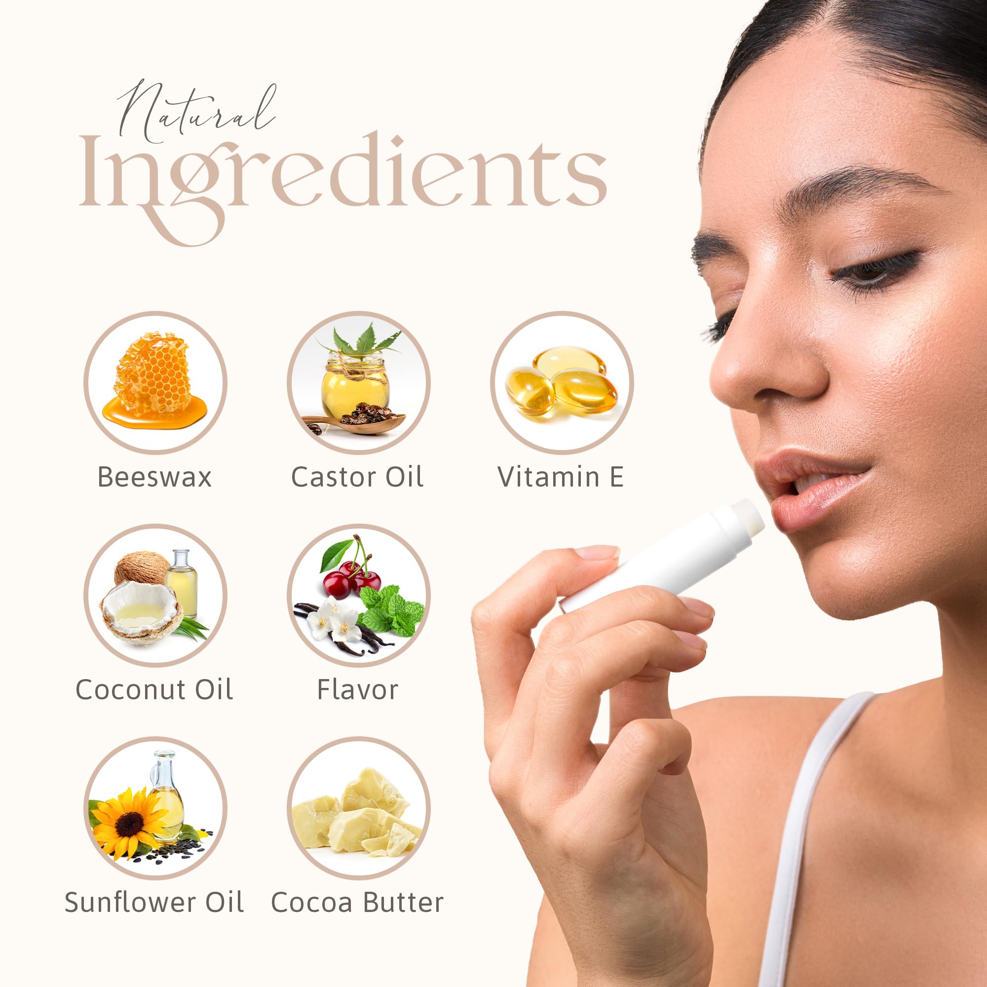 Belladonna lip balm bulk ingredients soybean oil for nourishing lips
