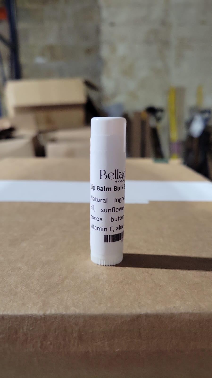 Belladonna lip balm bulk pack shot for easy inventory visuals