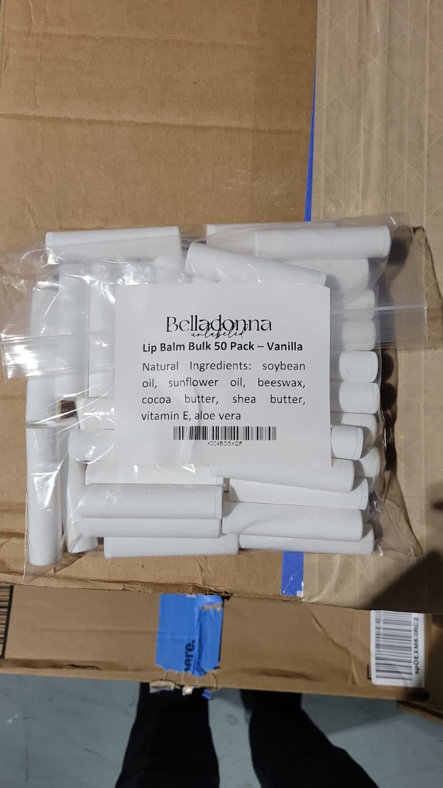 Belladonna lip balm bulk texture silky for easy application
