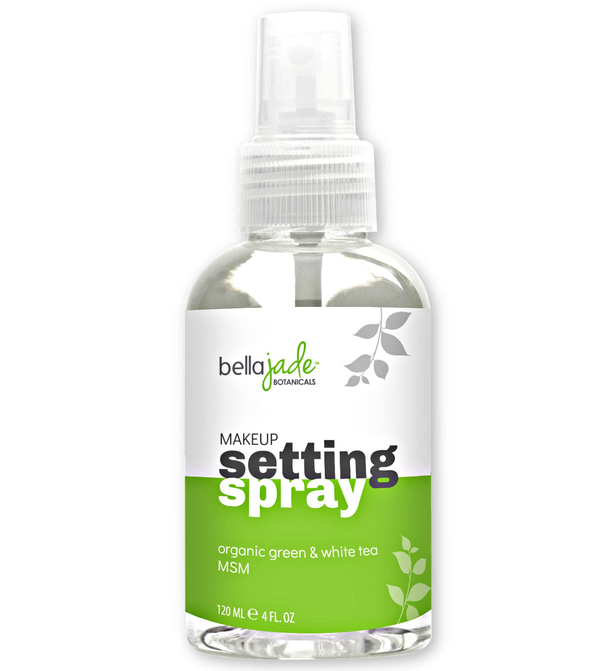 Bella Jade makeup setting spray bottle mist delivers a long-lasting dewy finish for all skin types