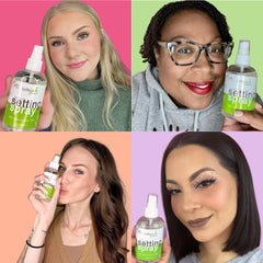 Bella Jade bottle mist ideal for weddings and events, keeping makeup flawless