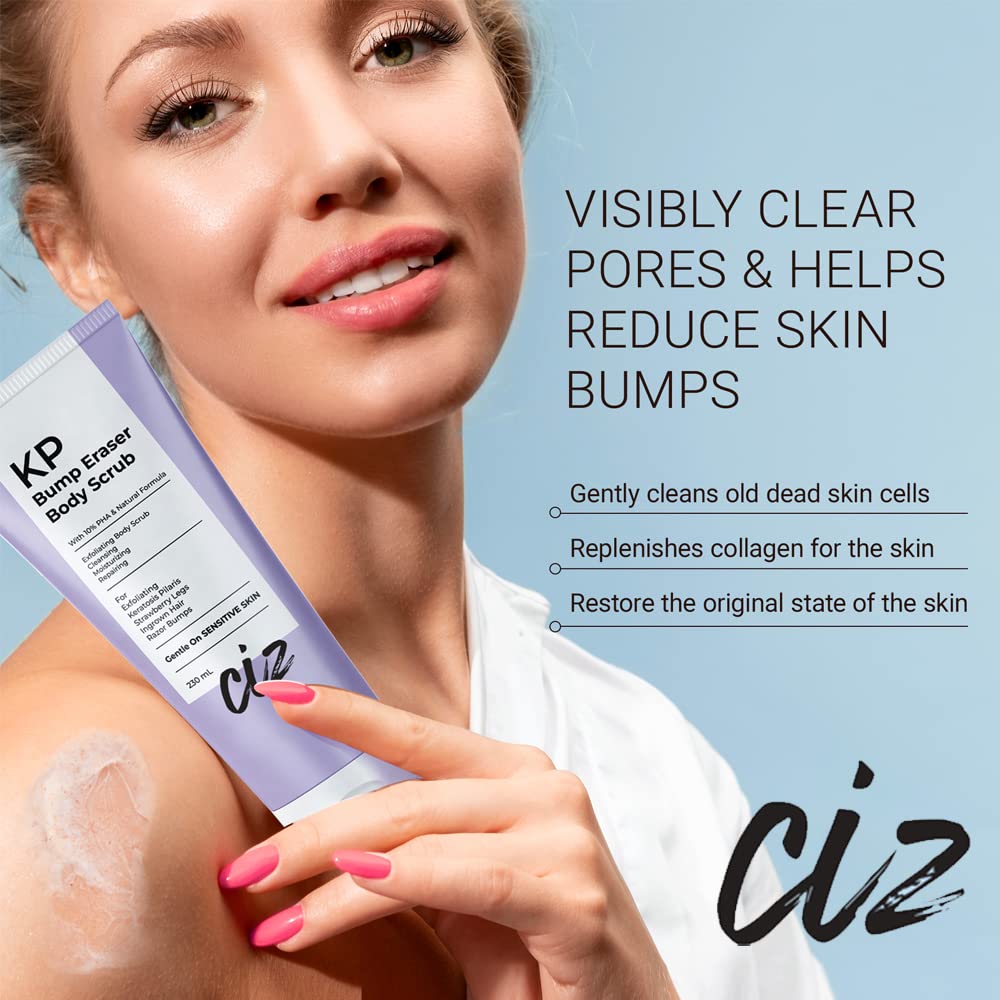 BellamiLuxx KP Bump Eraser arm skin after use with smoother texture