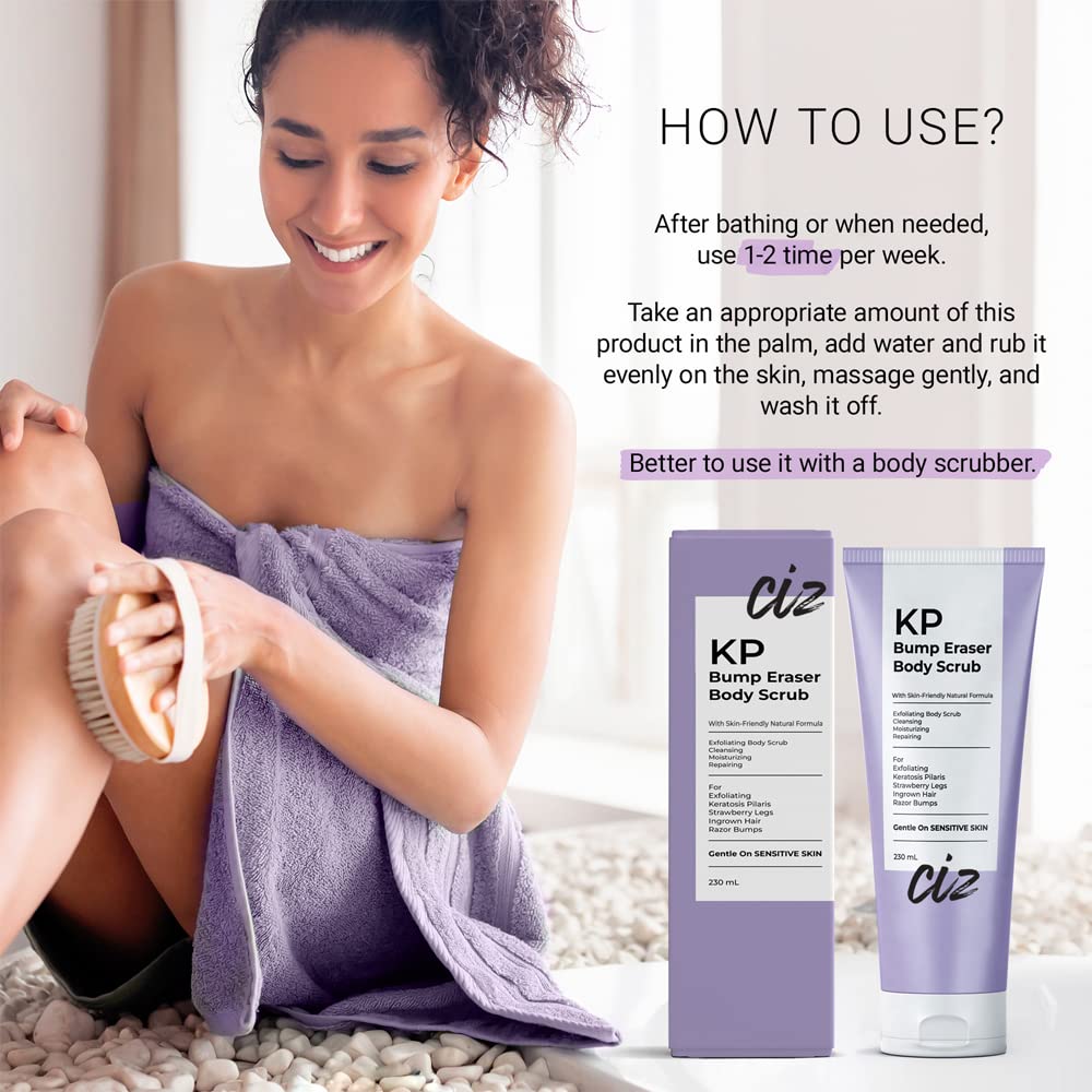 BellamiLuxx KP Bump Eraser bikini area use illustrating smoother, bump-free skin