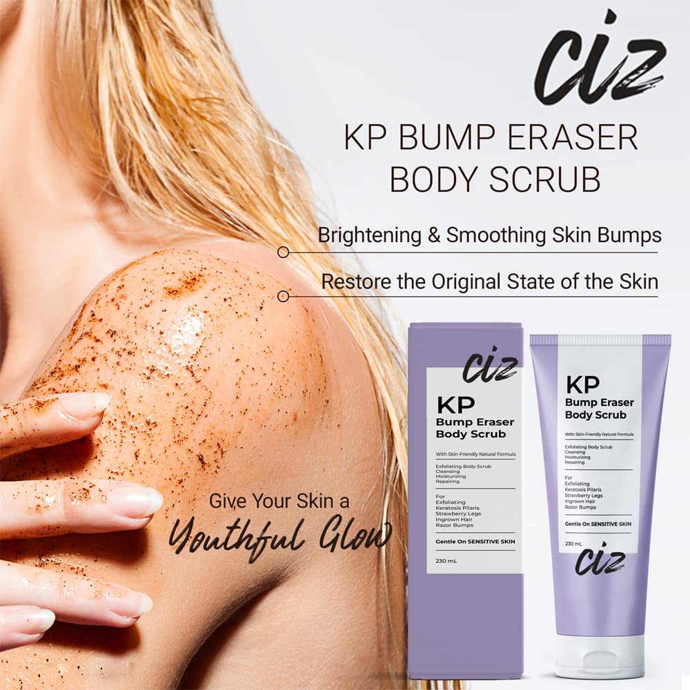 Texture closeup of BellamiLuxx KP Bump Eraser with exfoliating granules for smoother skin
