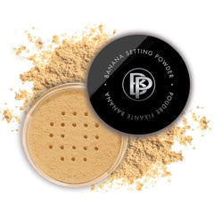 Bellapierre Banana Setting Powder compact — weightless matte finish for long wear.