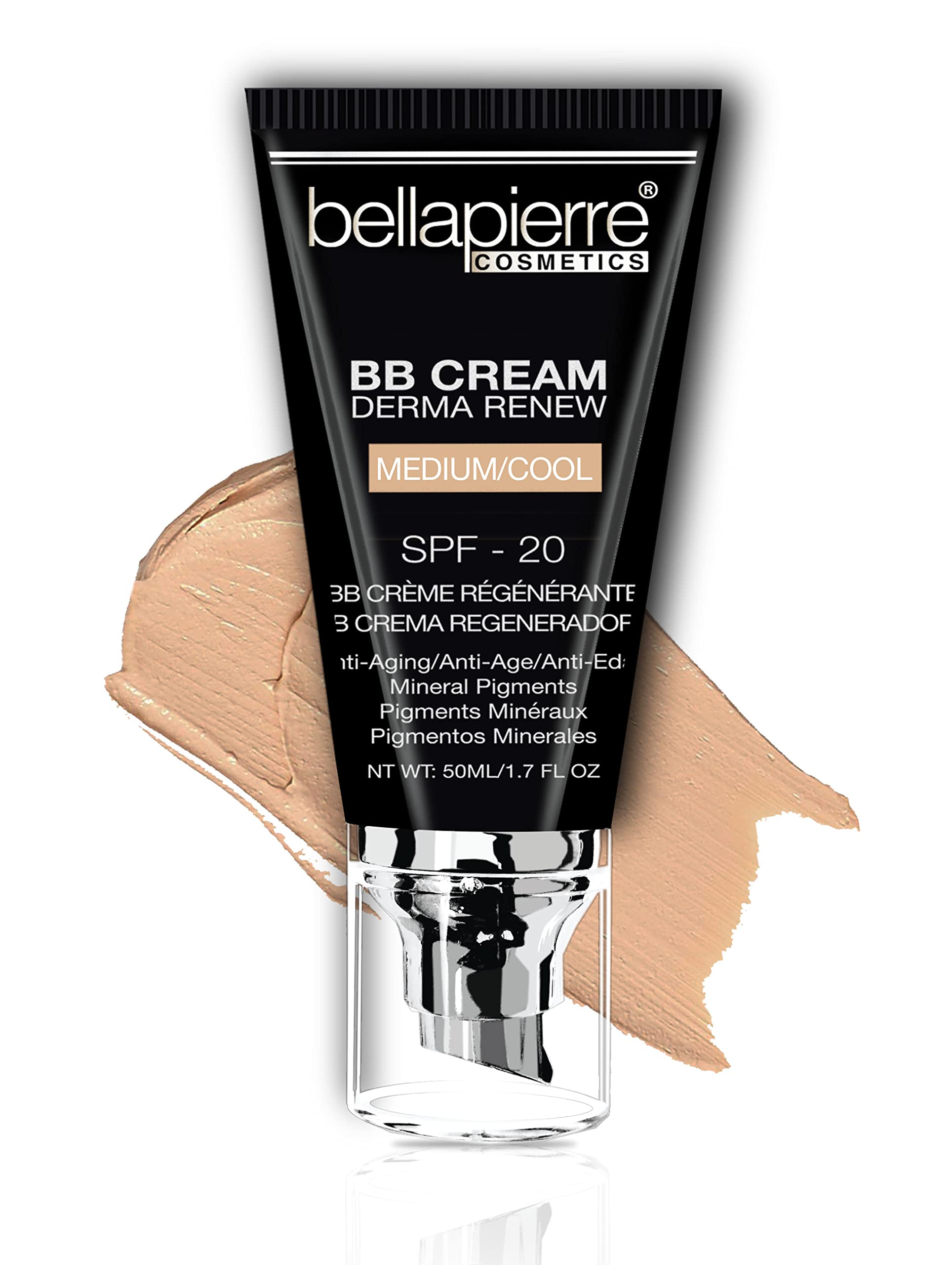 Bellapierre BB Cream with pump-top applicator for precise, mess-free daily application.