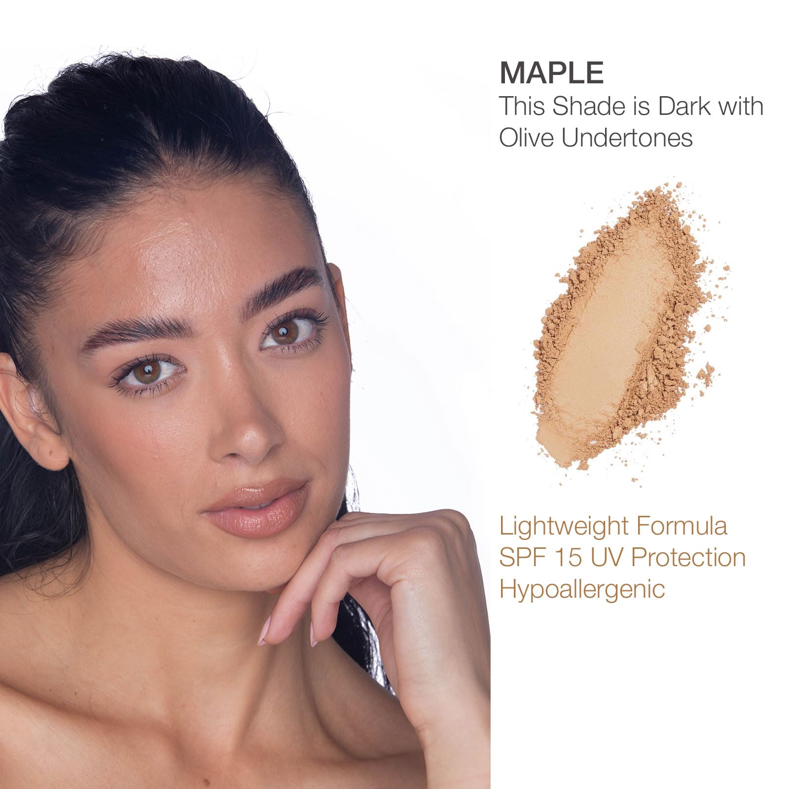 Bellapierre concealer and finish powder compact for quick, natural touch-ups.