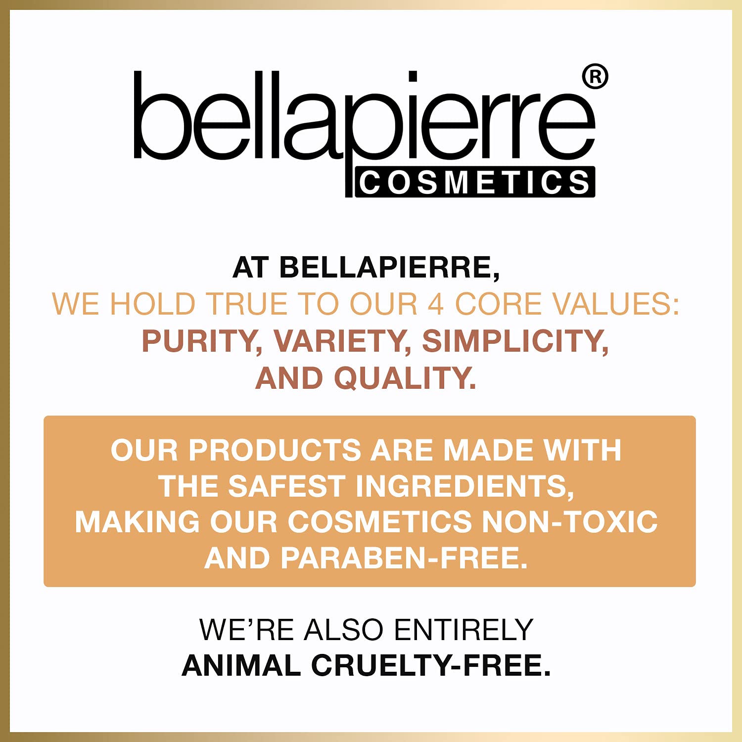 Bellapierre cruelty-free clean beauty powder suitable for sensitive skin and conscious routines.