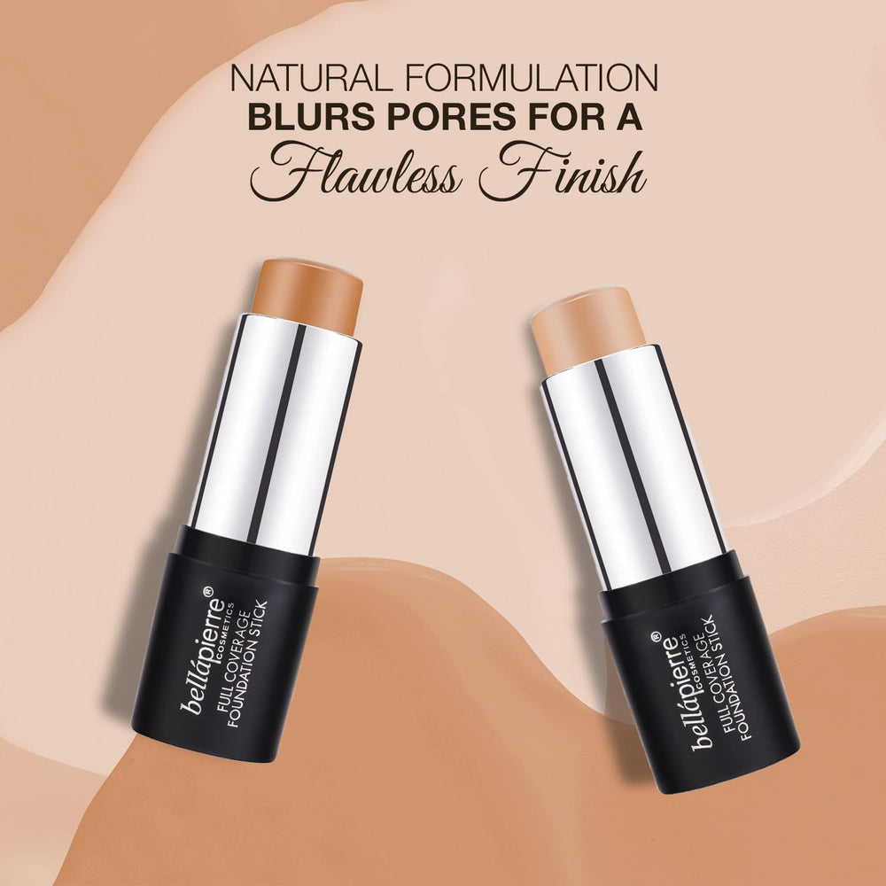 Bellapierre Foundation Stick twist-up design enables easy on-the-go application and minimal mess.