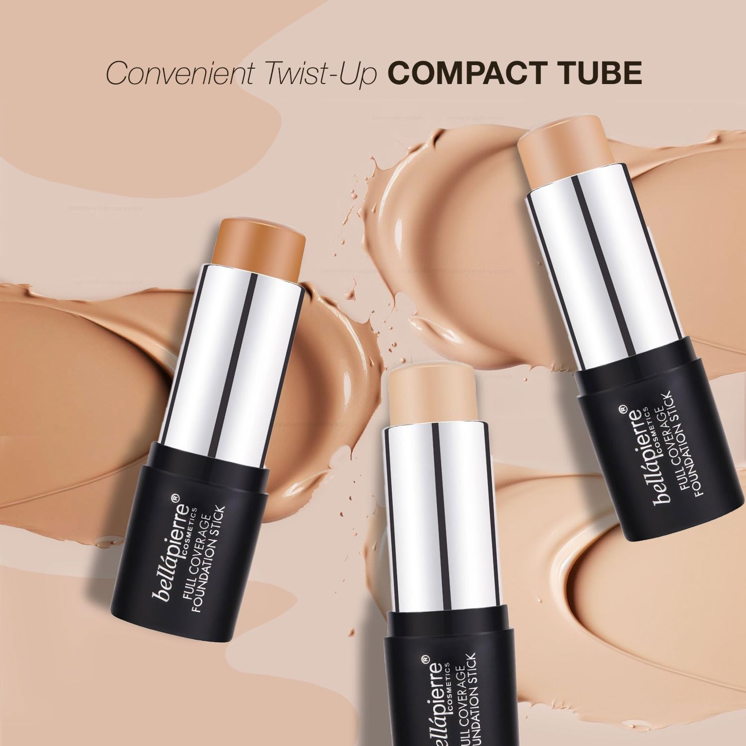 Bellapierre Foundation Stick medium shade matches natural skin tone for everyday balance.
