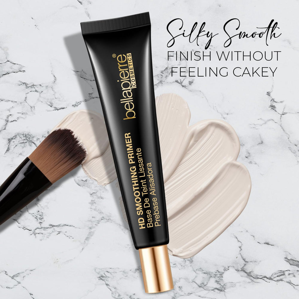 Bellapierre HD Smoothing Primer on skin preps flawless makeup base.