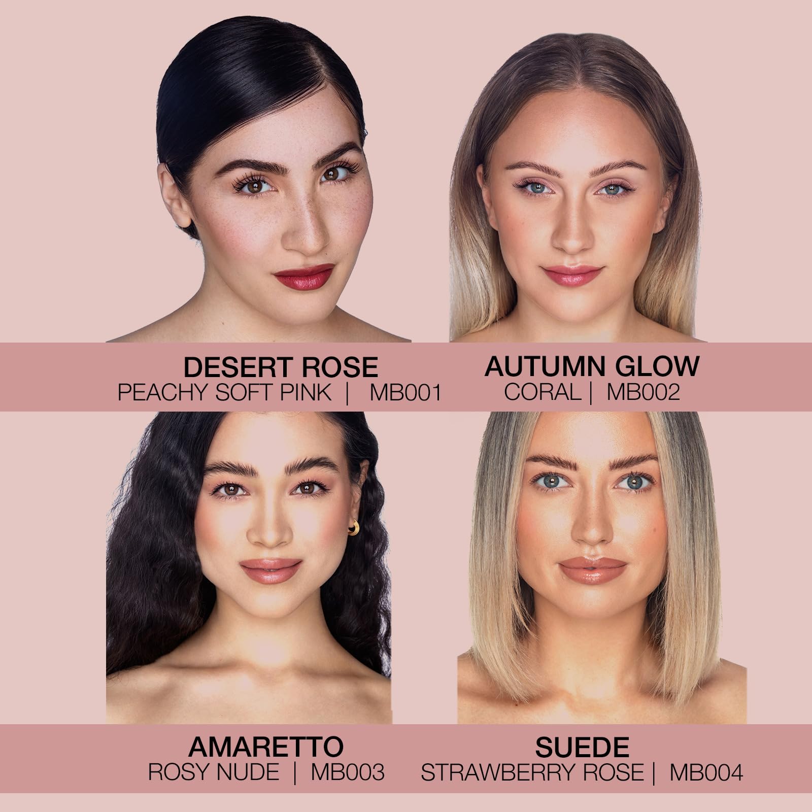 Bellapierre Amaretto swatch adds sun-kissed warmth.