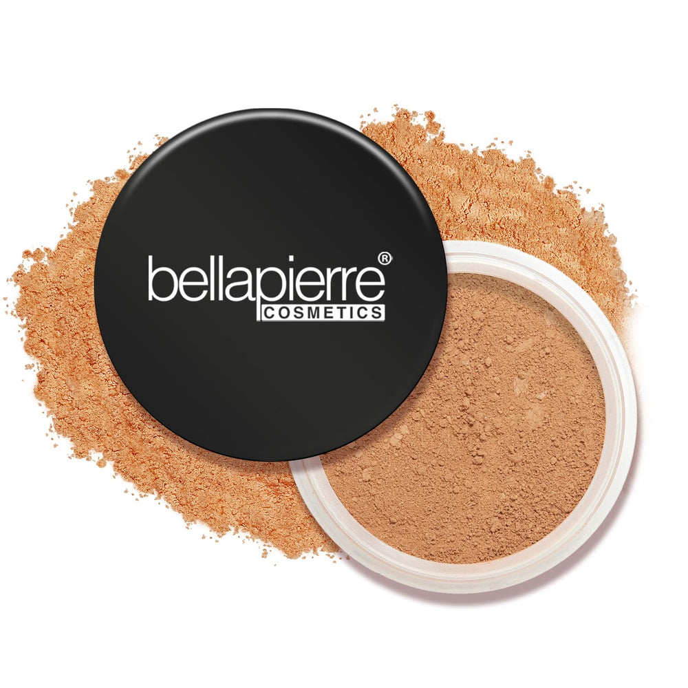 Bellapierre Mineral Foundation SPF 15 Café jar for all-day natural matte coverage.