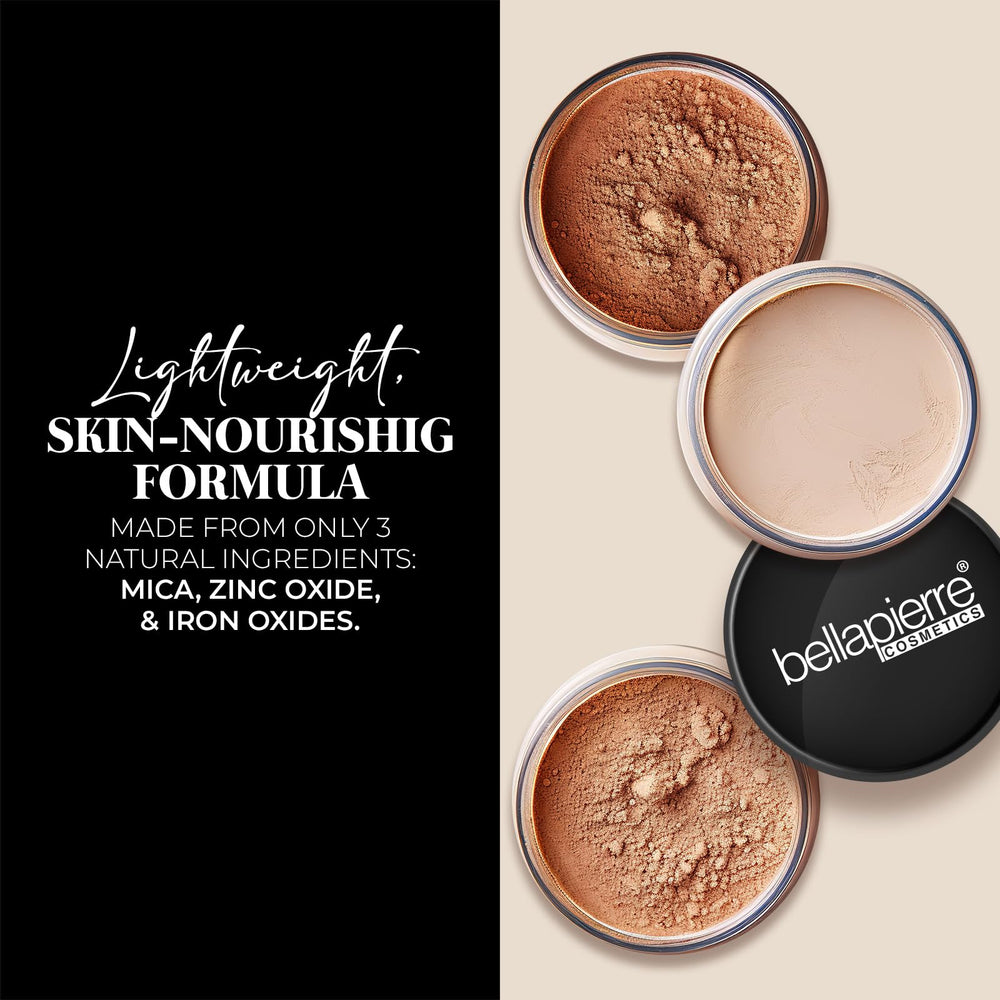 Bellapierre SPF 15 matte finish offers sun protection with natural-looking skin.
