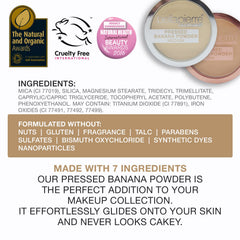 Bellapierre talc-free lightweight powder for smooth, buildable coverage.