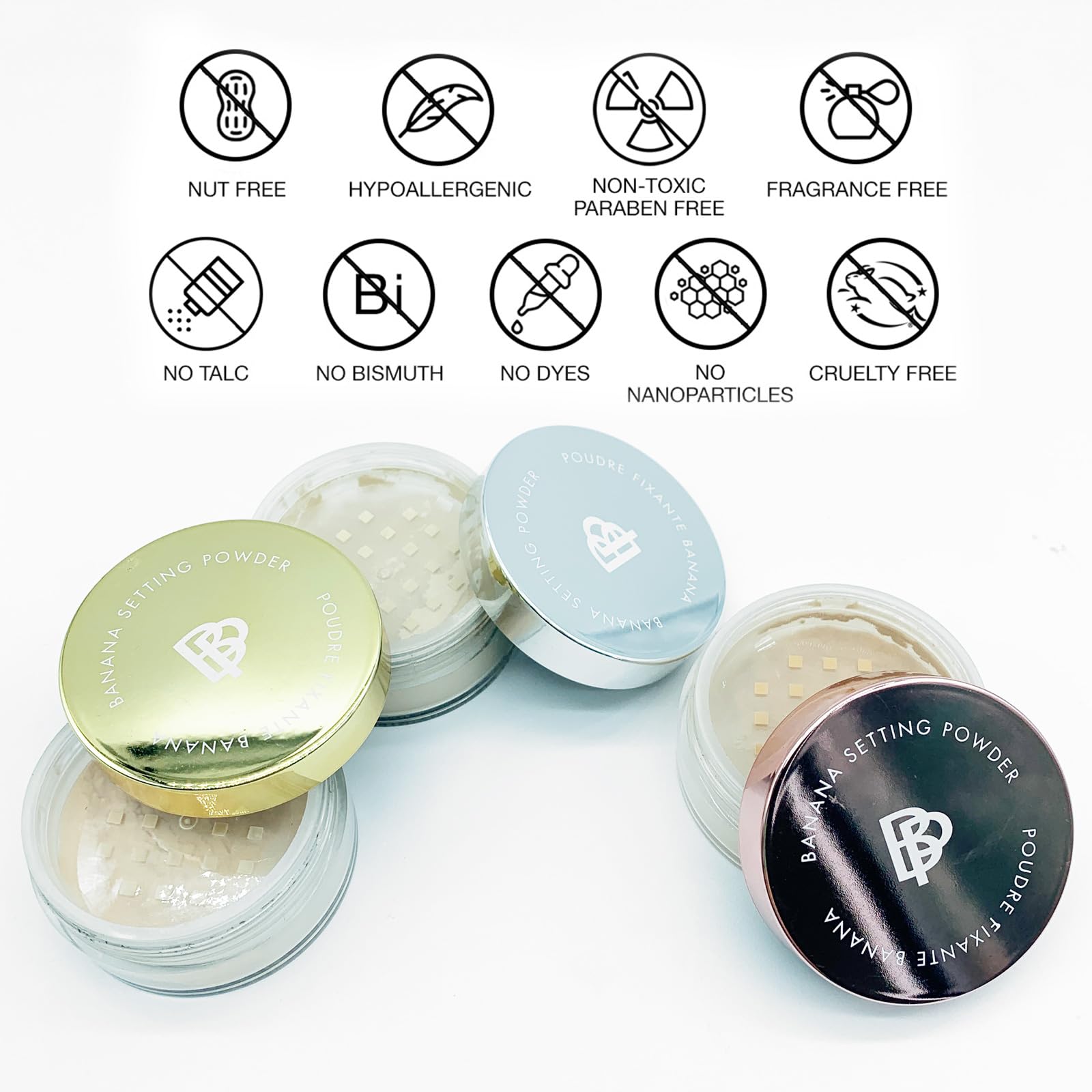 Bellapierre talc-free matte finishing powder absorbs oil for a soft-focus finish.