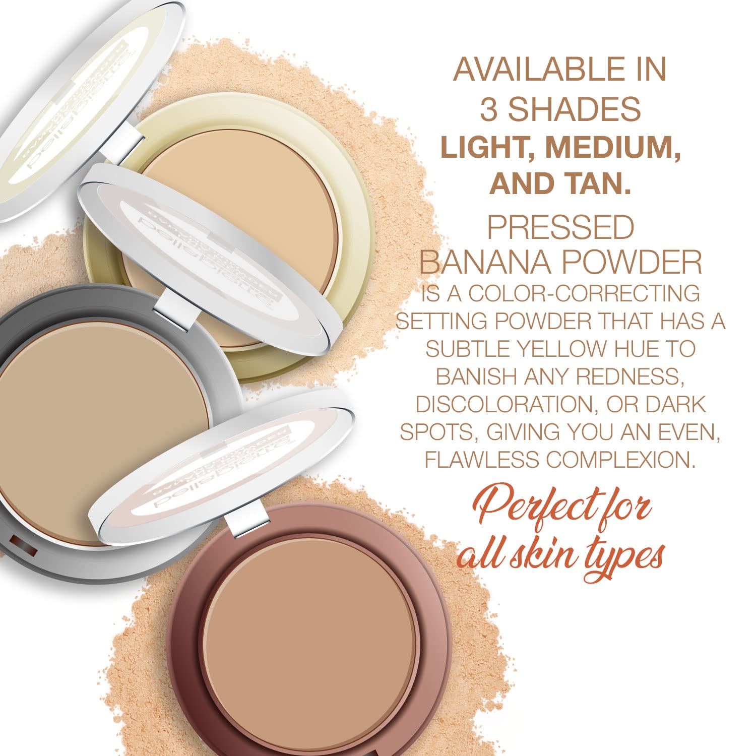 Bellapierre under-eye baking application for brighter, crease-free concealer wear.