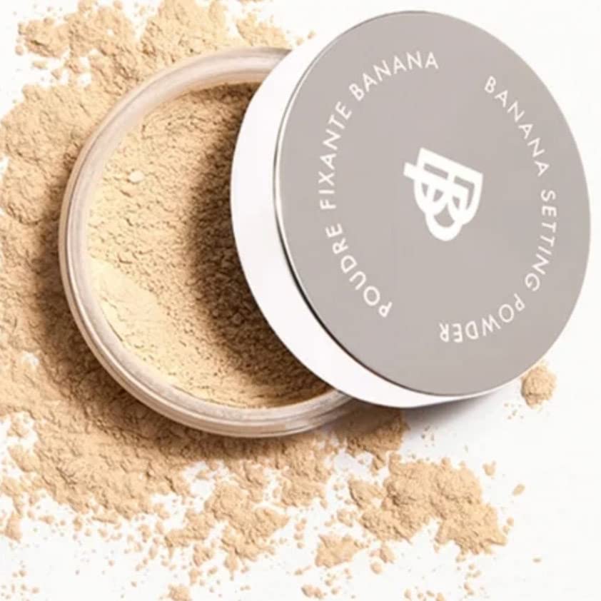 Bellapierre XL Banana Setting Powder compact front view for lightweight all day finish