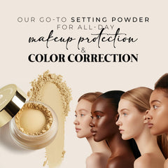 Bellapierre XL Banana Setting Powder yellow tint swatch brightening complexion