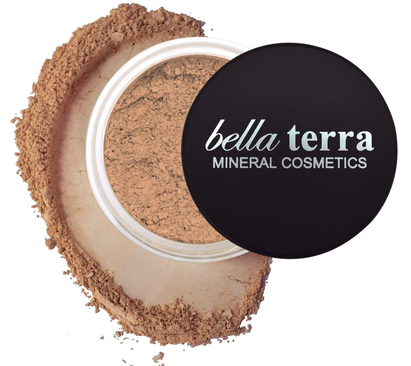 Bellaterra Cosmetics BellaTerra Honey shade swatch shows adaptive undertone for natural finish.
