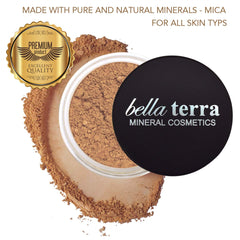 Bellaterra Chestnut brush application demonstrates buildable coverage for versatile looks
