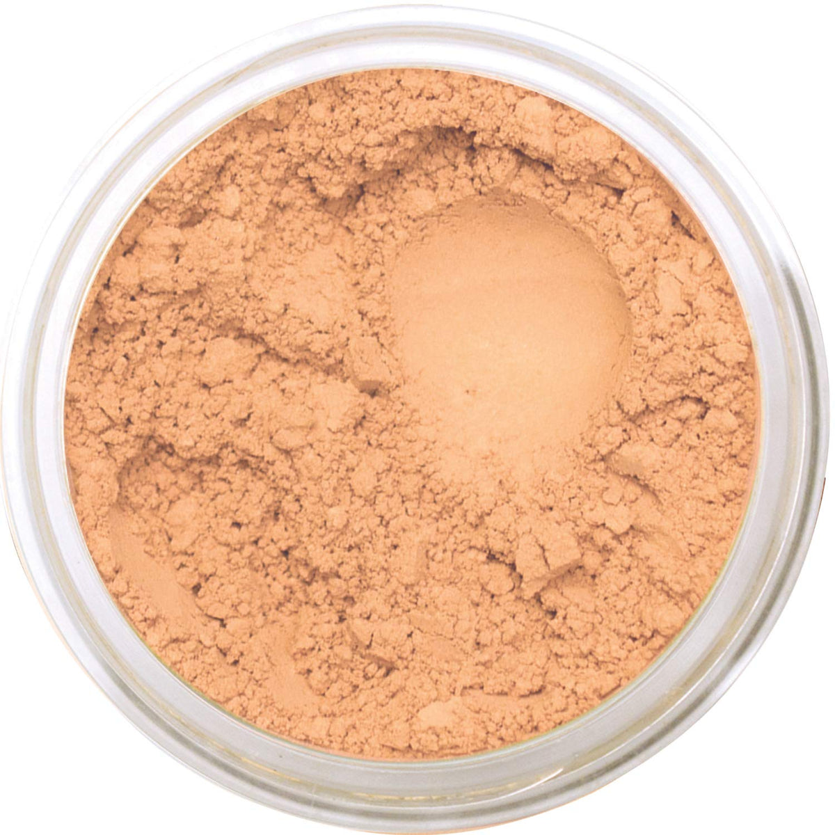 Bellaterra Cosmetics Bella Terra mineral foundation natural matte swatch for soft coverage