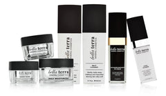 Bellaterra Milky Cleanser chamomile feature showcased as soothing botanical extract.