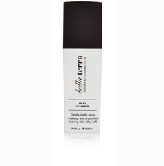 Bellaterra Milky Cleanser packaging highlights a gentle daily cleanser for all skin types.
