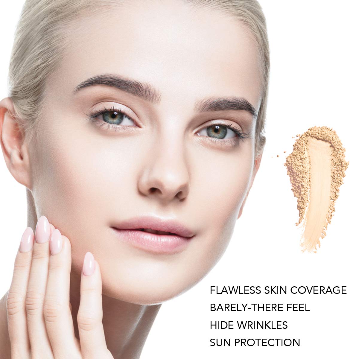 Bellaterra BellaTerra application with brush for seamless coverage