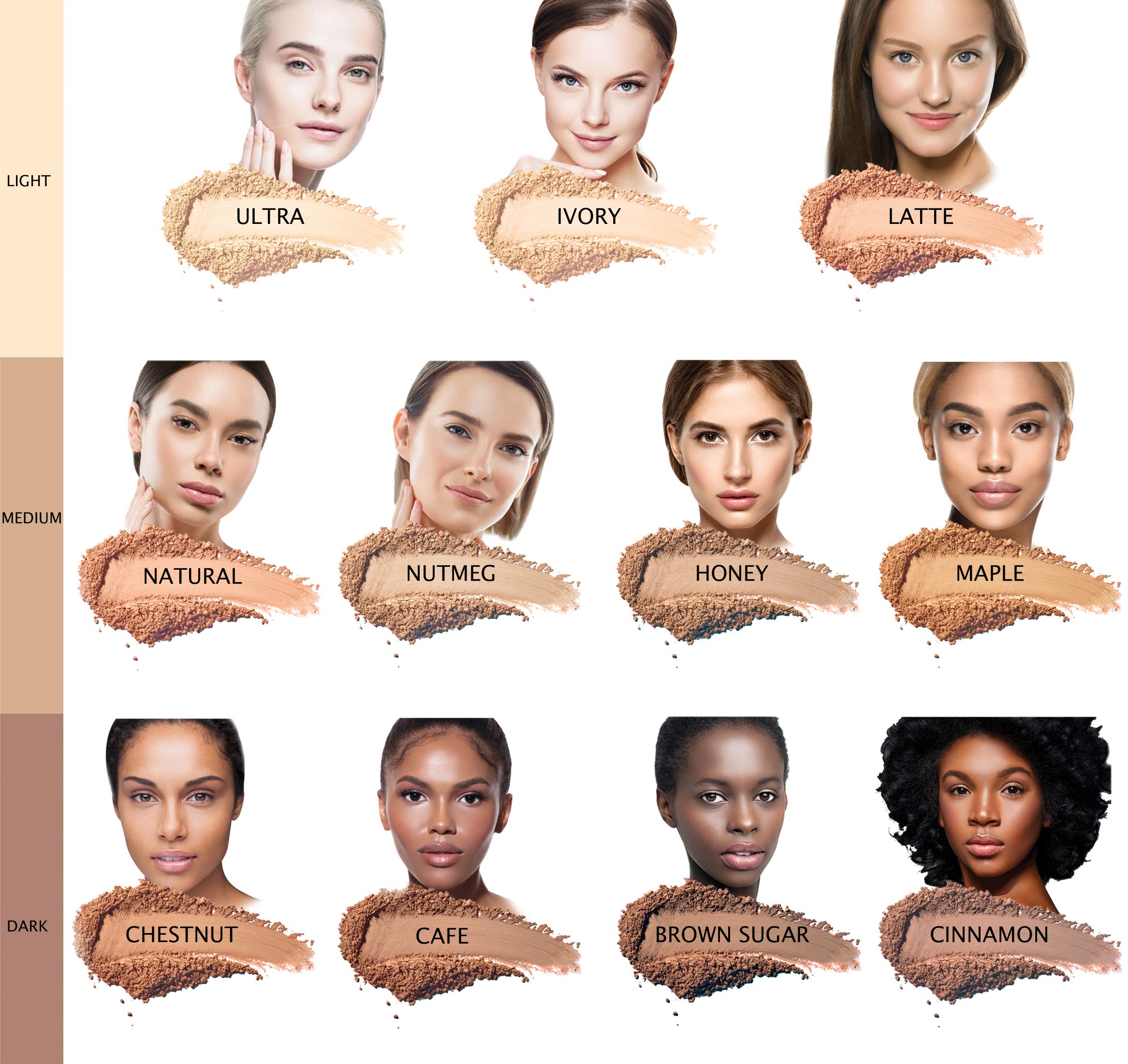Bellaterra BellaTerra deep-cool shade on cheek shows natural finish