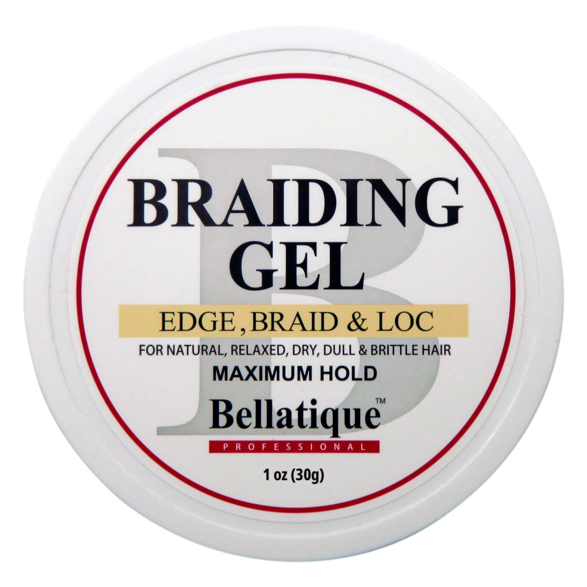 Bellatique Edge Control applied to hairline for crisp, natural-looking edges.