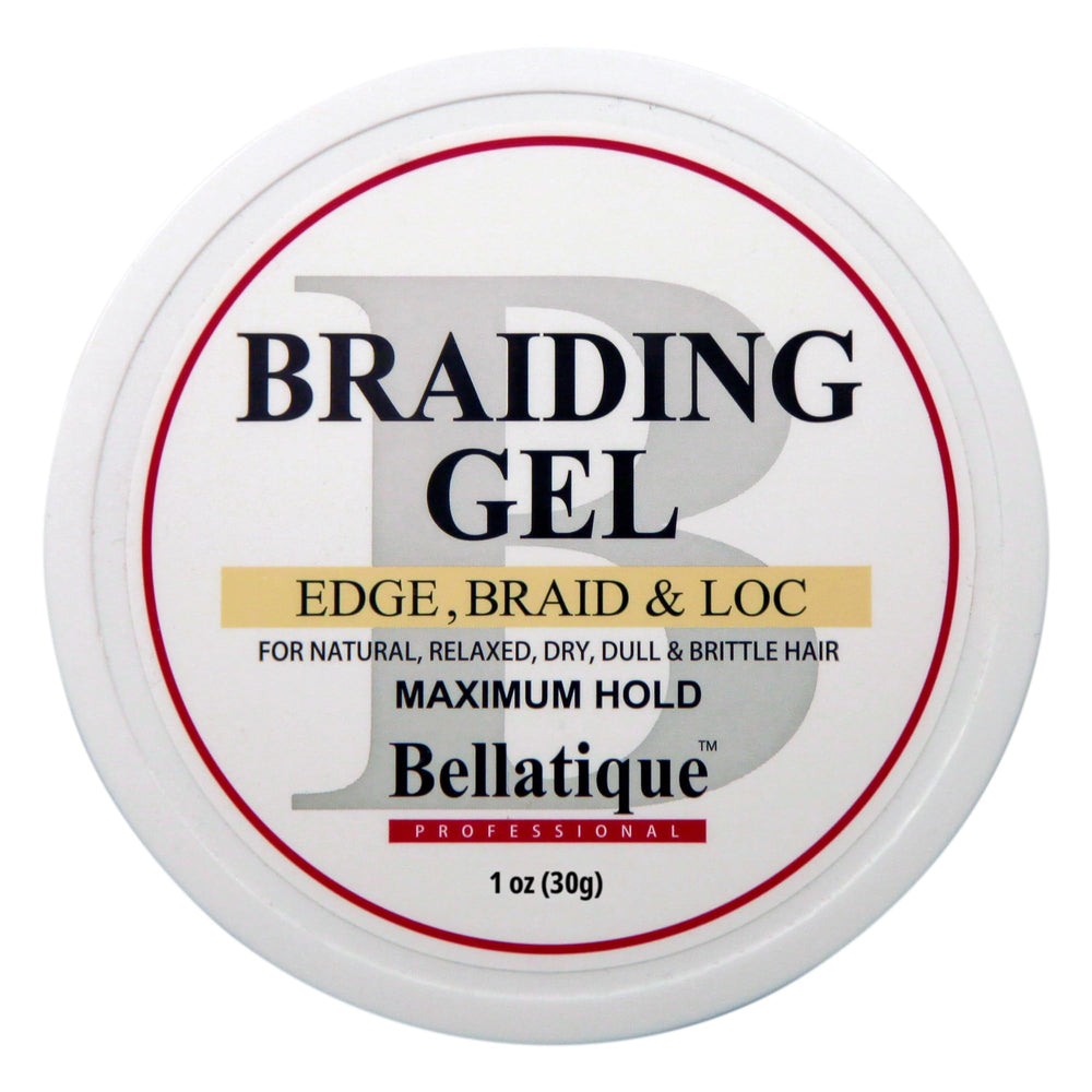 Bellatique Edge Control applied to hairline for crisp, natural-looking edges.