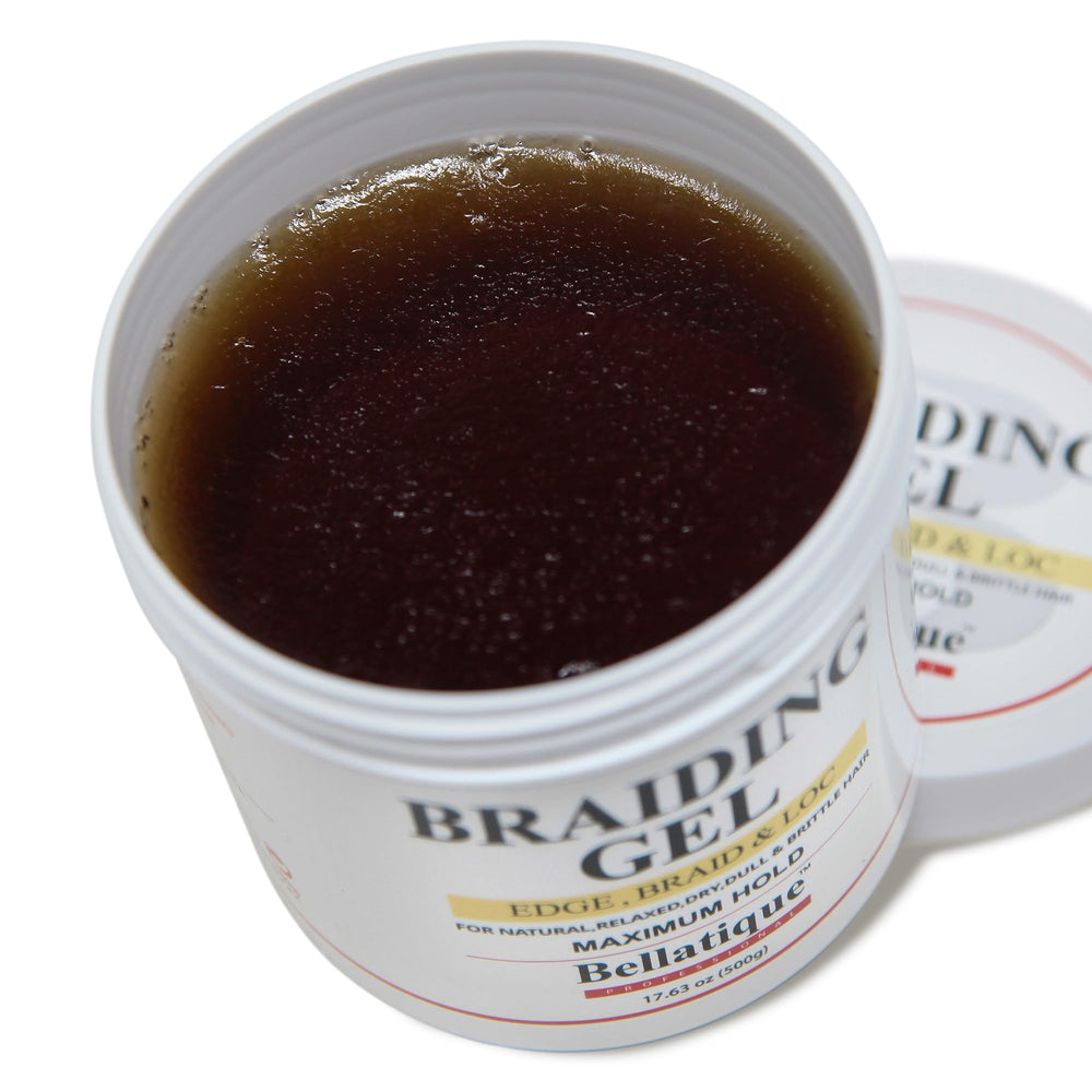 Packaging image of Bellatique Edge Control 1 oz jar for easy reference.